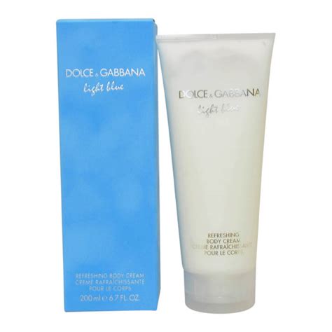 crema corporal dolce gabbana light blue|dolce and gabbana body wash.